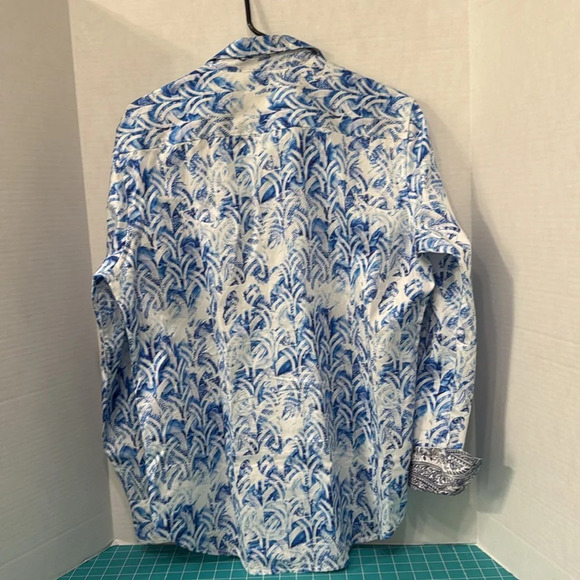 Robert Graham Men's Killimore Long-Sleeve Button-Down Shirt Size Medium - Picture 7 of 8
